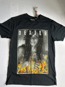 Dexter Revolution | Mens Big Print T Shirt Black Size S | New With Tags - Picture 1 of 12