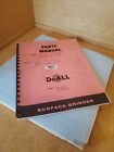 DoAll Surface Grinder Parts BOOK GP GS G3 G4 G5 G6 G7 G10 G14 *IN*STOCK* USA* 