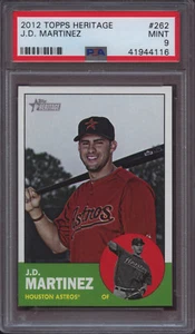 2012 Topps Heritage 262 JD Martinez PSA 9 Mint - Picture 1 of 2