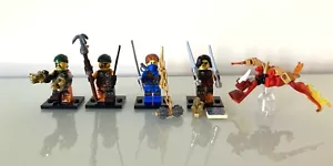 5 Lego Ninjago Foil Packs : 891612/ 891613/ 891614/89615 & 891616 : All Complete - Picture 1 of 13