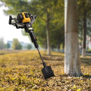 33CC Gas-Powered Excavator Garden Tree Digger Shovel Digging Machine 2 Stroke - Picture 1 of 17