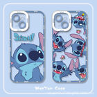 Iphone 13 14 Lilo And & Stitch Case Soft Silicone Phone Cover Protect Mobil