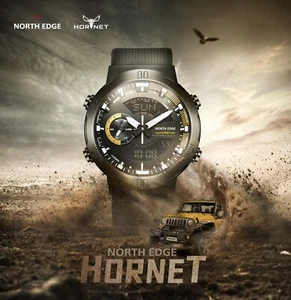 NORTH EDGE HORNET Men's Digital Watch Running Cycling Sport Watches Wristwatch - Picture 1 of 13