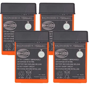 4 Pcs 1500mAh BA225030 6V Ni-Mh Battery For HBC Crane Remote Pump Truck Battery - Picture 1 of 8