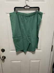 Easy Essentials Women’s 3X Cotton Lounger Shorts Mint Green W/Pockets - Picture 1 of 5