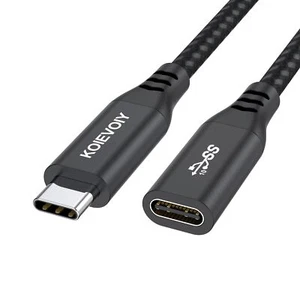 3.3Ft USB C Extension Cable Male to Female 100W Fast Charging Cord for Phone - Picture 1 of 8