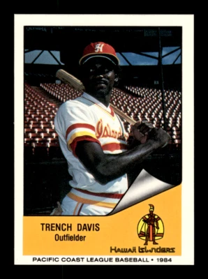 1984 Cramer # 139 Trench Davis Card (ML) Hawaii Islanders - Image 1 of 2