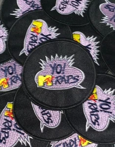 Yo! Mtv Raps Patch - old school 1980s 90s hip hop television show ed lover nyc - Picture 1 of 2