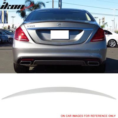 Fits 14-20 Benz W222 S Class OE Style Rear Trunk Spoiler Wing Painted #799 White - Imagem 1 de 4