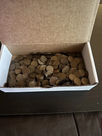 Lincoln Wheat Penny Rolls Unchecked for Errors 50 WHEAT Cents Lots Of Mint Marks Cover