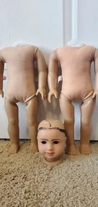 2 full bodies & head American Girl 18” Doll - TLC For Parts/Repair - Picture 1 of 14