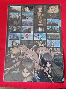⭐ CARPETA DE ARCHIVOS TRANSPARENTE TAMAÑO A4 EXCLUSIVA DE ATAQUE A TITAN SELLADA REINO UNIDO 🚚 ANIME - Imagen 1 de 2