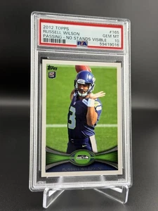 2012 Topps - SP Variation Russell Wilson #165 No Stands (RC) Gem PSA 10 *SP* - Picture 1 of 2