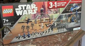 LEGO Star Wars 66804 3 sets in 1 The Clone Wars The Mandalorian Gift Set! Rare!! - Picture 1 of 8
