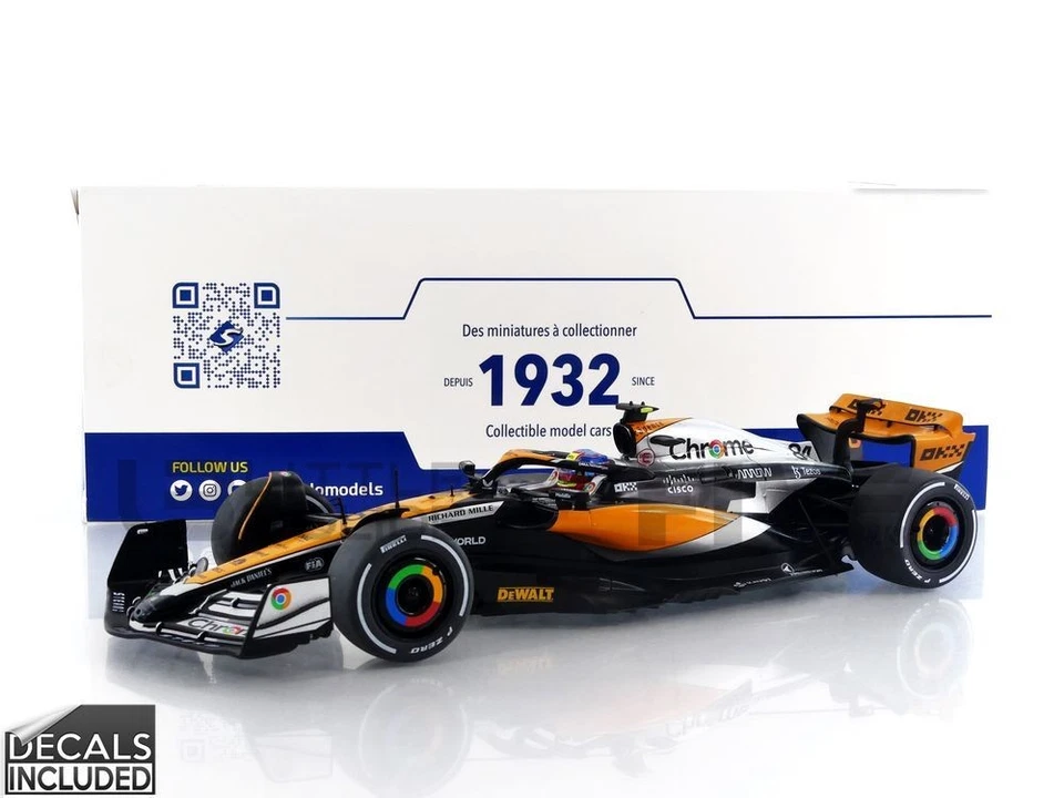 SOLIDO 1/18 - MCLAREN MCL60 - BRITISH GP 2023 (O. PIASTRI ) S1811202 - Image 1 of 1