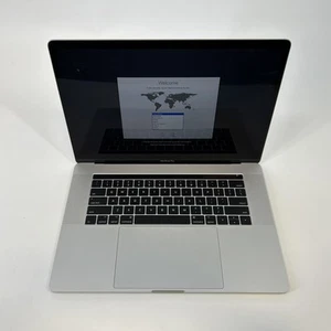 MacBook Pro 15" Touch Bar Silver 2017 2.9GHz i7 16GB 512GB - AMD Radeon Pro 560 - Picture 1 of 11