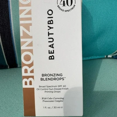 BEAUTYBIO : Bronzing Blendrops SPF 40 Priming Drops - 1 fl. oz.    NWB - Image 1 of 4