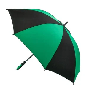 Fulton Cyclone Performance Golf Umbrella, Black/Green, Supersize Canopy - Picture 1 of 3