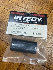 Integy C23780BLACK Billet Machined Alloy Shock Body (2) for Axial Wraith - Picture 1 of 1