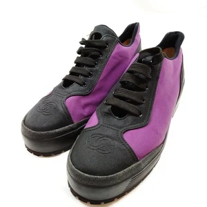 Chanel Zapatillas Hombre Púrpura Nylon 4503638 - Imagen 1 de 11