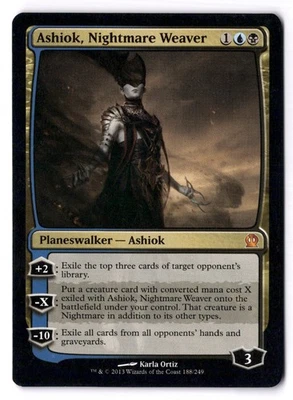 Ashiok, Nightmare Weaver HP* Theros ENGLISH 188/249 mtg -UnltdCards - Image 1 of 2
