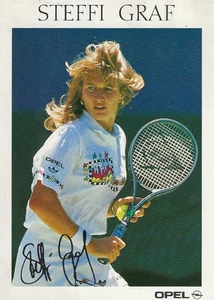 Autogrammkarte STEFFI GRAF in Postkarten-Format - Bild 1 von 1