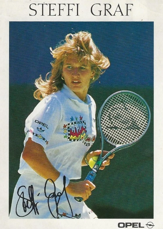 Autogrammkarte STEFFI GRAF in Postkarten-Format - Bild 1 von 1