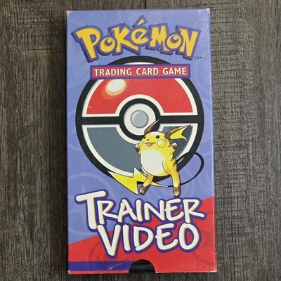 Vintage Pokemon Trainer Video VHS Tape 2000 Wizards of the Coast Raichu Gyrados - Image 1 of 4
