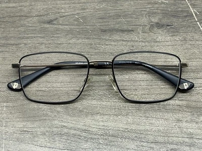 Gafas de policía VPLR54K 0302 54[]18-145 negro/dorado borde completo *solo marcos Foto 1 de 4