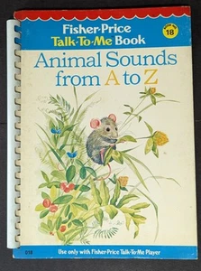 ***VINTAGE 1978 FISHER PRICE TALK-TO-ME BOOK ANIMAL SOUNDS A TO Z*** - Picture 1 of 11