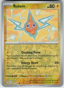 Reverse Holo Rotom 061/191 Common SV08: Surging Sparks NM - Picture 1 of 2