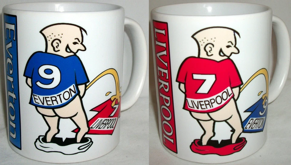 Funny Wee On Liverpool Everton Tea Coffee Mug Football Fan Shirt Rivalry Gift  - Image 1 of 1