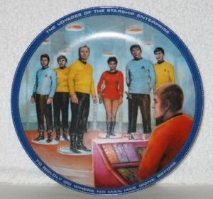 Classic Star Trek Beam Us Down Scotty Plate 1986 Ernst MINT IN BOX with COA - Bild 1 von 1