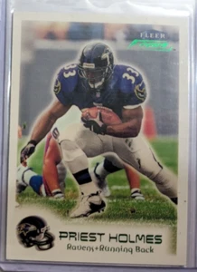 🏆 1999 Fleer Focus Stealth /300 PRIEST HOLMES #91 BALTIMORE RAVENS - Bild 1 von 2