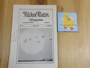 Kitchen Klatter Magazine April 1977 Eggs-actly Right For Easter - Picture 1 of 6