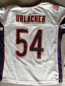Chicago Bears Urlacher 54 Reebok Jersey, Youth Large White Super Bowl XLI NFL - Picture 1 of 9