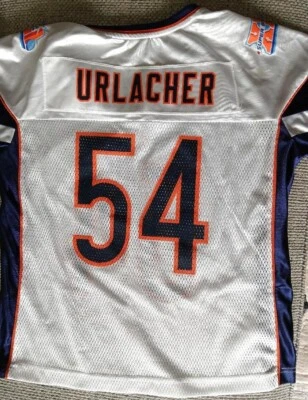 Camiseta deportiva Chicago Bears Urlacher 54 Reebok, juvenil grande blanca Super Bowl XLI NFL Foto 1 de 4