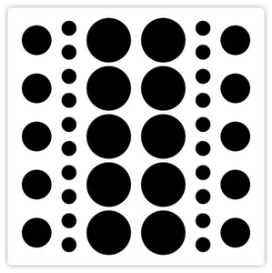 Sticker "Camera Seal Cover Dots Laptop Tablet" Film Black | 5-15mm - Picture 1 of 2