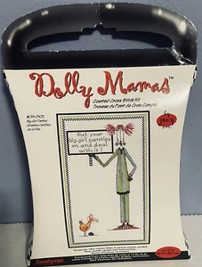 2005 Janlynn Dolly Mamas "Put Your Big Girl Panties On" Counted CrossStitch Kit - Picture 1 of 1