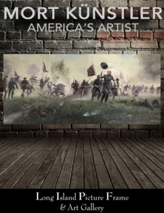 Mort Kunstler On They Came with Flags Flying Signed/Numbered L/ED Print - Picture 1 of 4