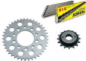 KIT/TRASMISSIONE HONDA XRV 750 AFRICA TWIN 90/92 DID525 VX3 CORONA 46 PIGNONE 16 - Foto 1 di 5