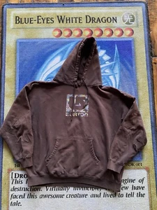 Vintage Y2k Burton Hoodie Mens XL Brown Snowboard Skate Surf Quicksilver Volcom - Picture 1 of 11