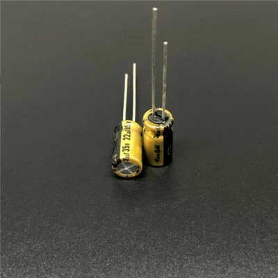10Pcs/100Pcs 6.3x11 Nichicon FG Fine Gold 35V22uF TOP HiFi Audio Capacitor - image 1 of 2