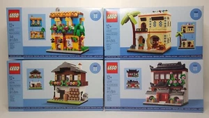 Neu Lego Häuser der Welt 1, 2, 3 & 4 40583, 40590, 40594, 40599 Komplettset - Bild 1 von 4