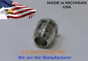 AN8, 8 AN MALE BILLET 6061T6 ALUMINUM WELD ON / WELD IN FITTING BUNG QTY:1 - Picture 1 of 4