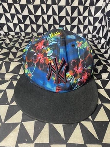New Era 9Fifty MLB New York Yankees Floral Snapback Hat Cap - Picture 1 of 11