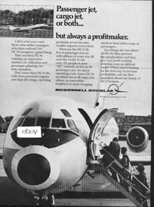 MCDONNELL DOUGLAS DC-9-30 PASSAGIER-JET-CARGO-JET ODER BEIDE PROFITMAKER 1973 AD - Bild 1 von 1