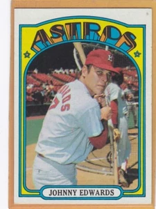 1972 TOPPS BASEBALL JOHNNY EDWARDS #416 ASTROS EX+ *A4586 - Picture 1 of 1