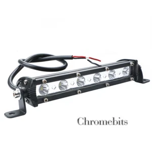18w LED Work Luce Barra Pois Luci Guida Lampada Fuoristrada Camion SUV 12v 24v - Imagen 1 de 7