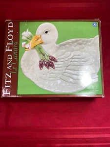 Nuevo en caja Fitz an Floyd Classics Le Canard sofá colgante plato pato ganso con espárragos - Imagen 1 de 14